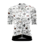 Rockbros 15110005004 Sleeve Cycling Jersey M - fehér férfi kerékpáros póló