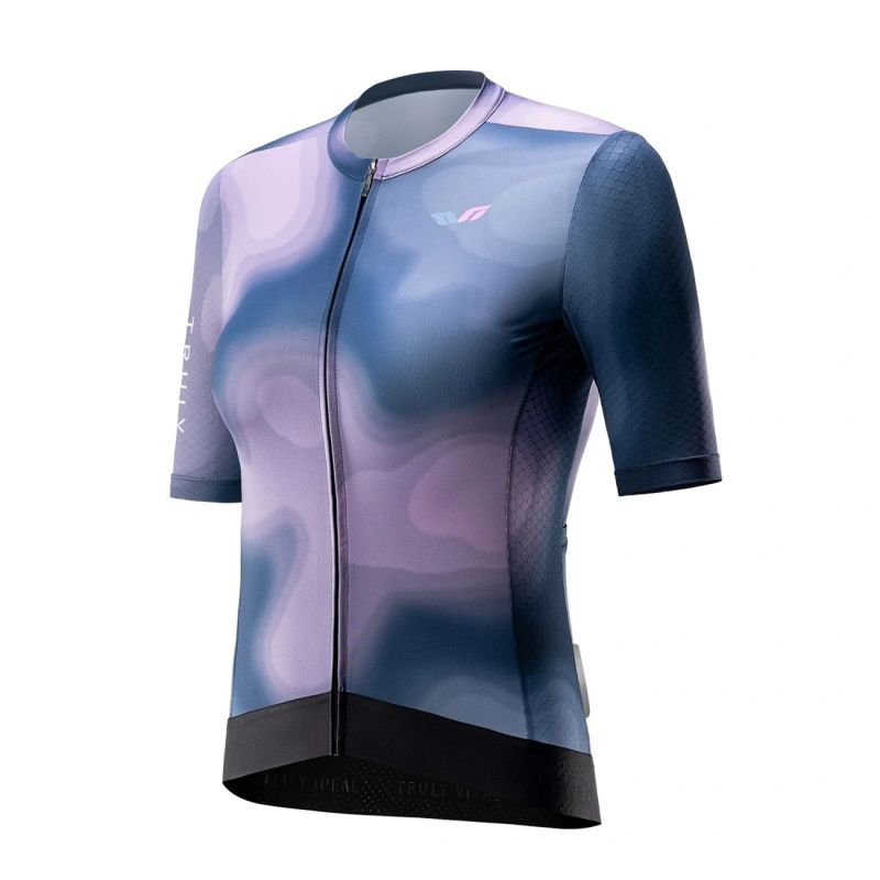 Rockbros 15110006005 TVI L Women's Cycling Jersey - Navy kék női kerékpáros póló