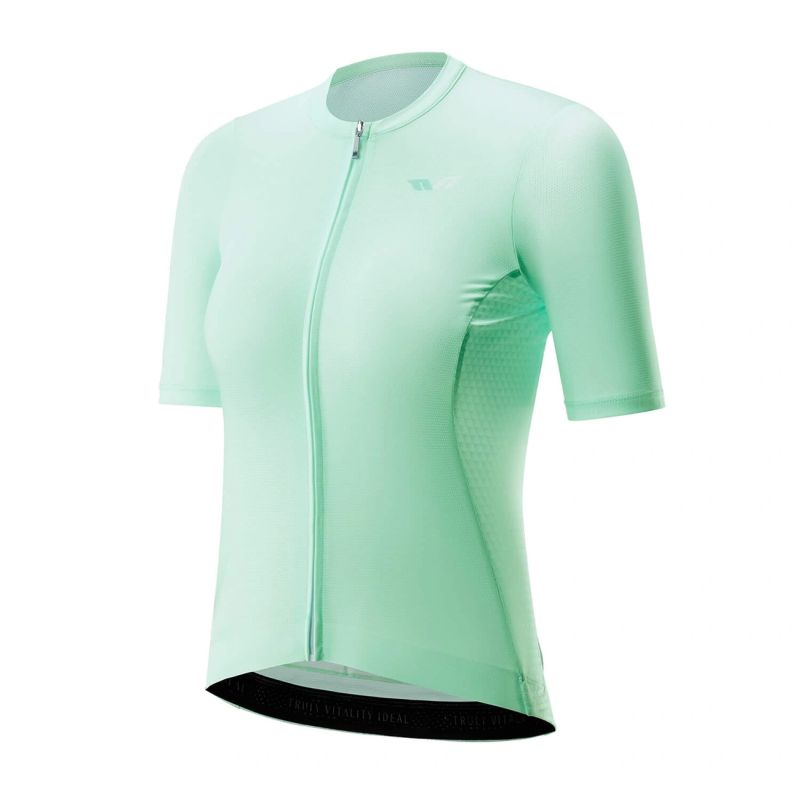 Rockbros 15210007003 TVI S Women's Cycling Jersey - zöld női kerékpáros póló