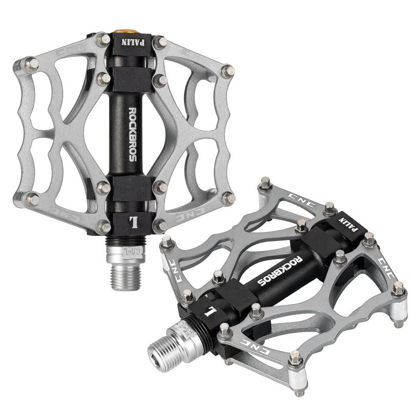 Rockbros 2010-12L Aluminum Platform Bicycle Pedals - Silver szürke