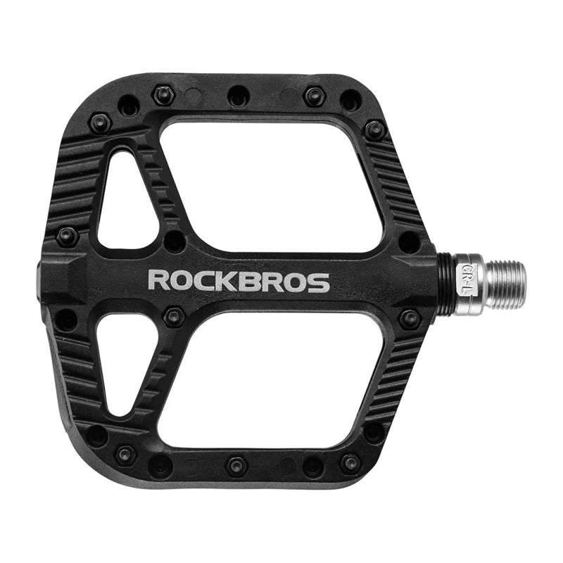 Rockbros 2018-12A Nylon Bicycle Pedals - Black fekete