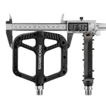 Rockbros 2018-12A Nylon Bicycle Pedals - Black fekete