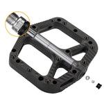 Rockbros 2018-12A Nylon Bicycle Pedals - Black fekete