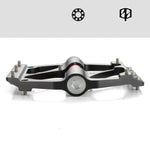 Rockbros 2020-12BBK Platform Aluminum Bicycle Pedals - Black fekete