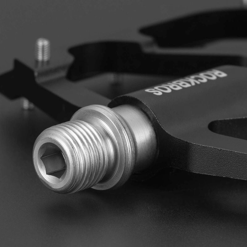 Rockbros 2020-12BBK Platform Aluminum Bicycle Pedals - Black fekete