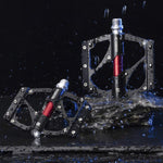 Rockbros 2020-12BBK Platform Aluminum Bicycle Pedals - Black fekete
