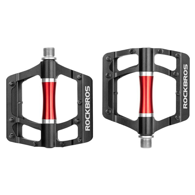 Rockbros 2020-12CBK Platform Aluminum Bicycle Pedals - Black fekete