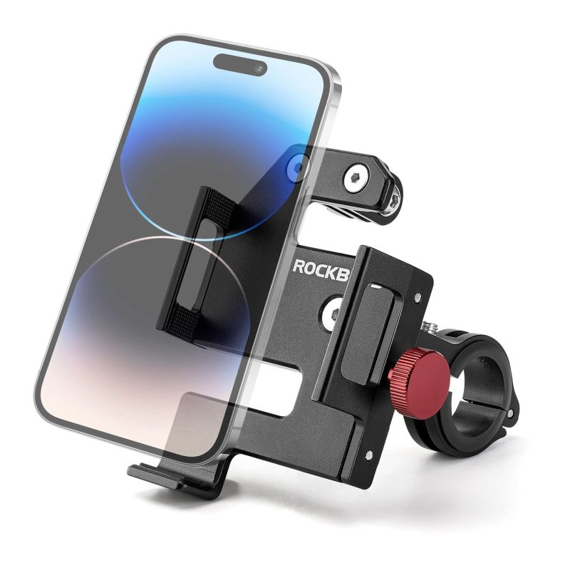 Rockbros 25210038101 clamp phone holder - black fekete phones and