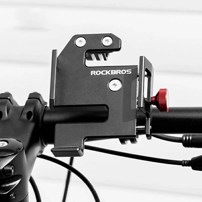 Rockbros 25210038101 clamp phone holder - black fekete phones and