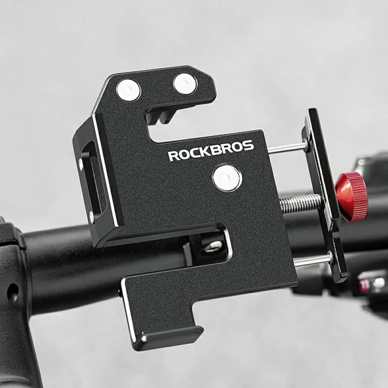 Rockbros 25210038101 clamp phone holder - black fekete phones and
