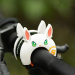 Rockbros 34001100 Children's Bicycle Bell Rabbit Motif - White fehér