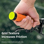 Rockbros 40720007004 bicycle grips with reflector - narancssárga