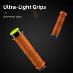Rockbros 40720007004 bicycle grips with reflector - narancssárga