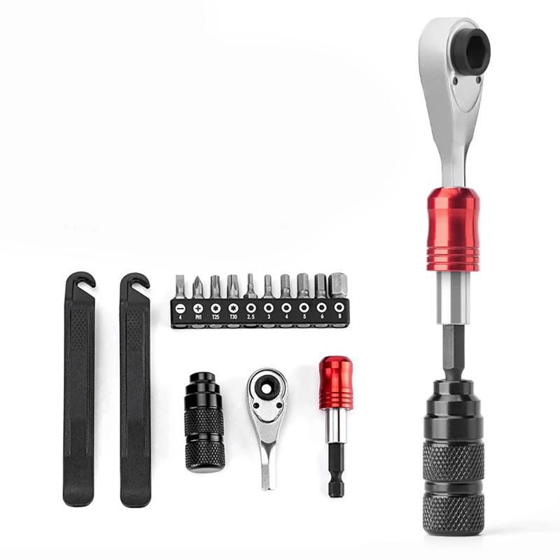 Rockbros 43210049001 bicycle repair kit - black fekete készlet