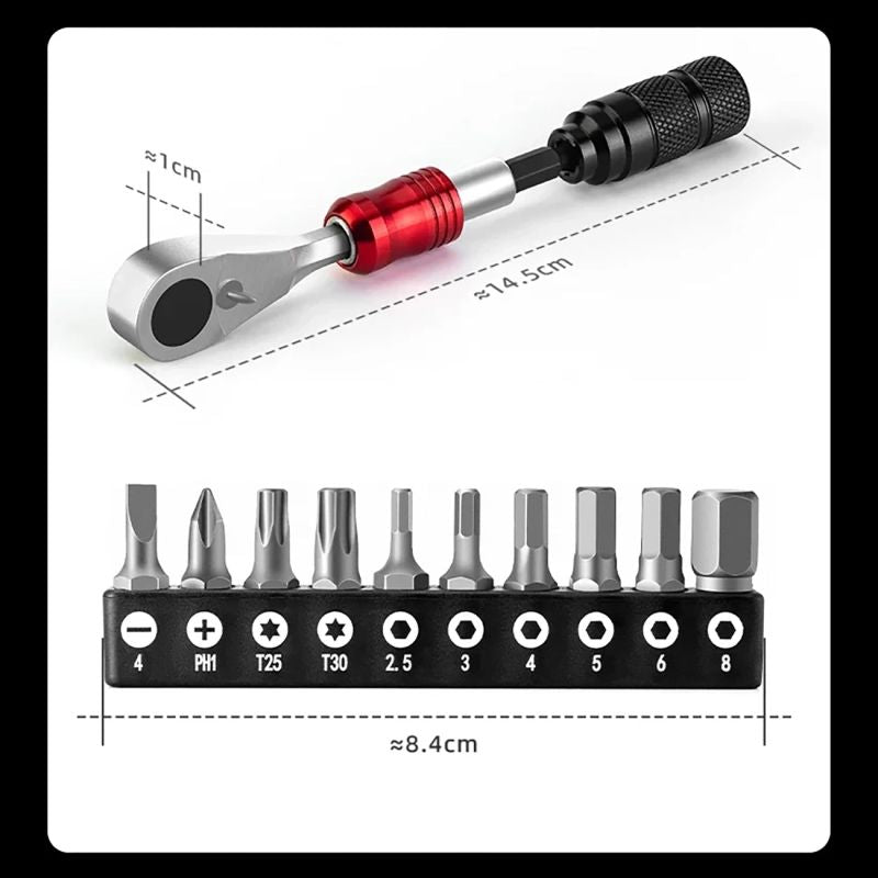 Rockbros 43210049001 bicycle repair kit - black fekete készlet