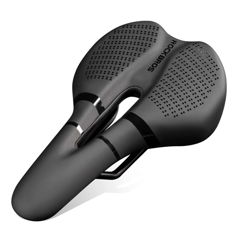 Rockbros 8182 city bicycle saddle, comfortable, anatomical - black fekete