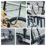 Rockbros 85922 Chain Lock for Scooters and Bikes - Black fekete