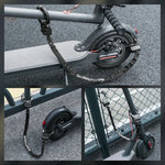 Rockbros 85922 Chain Lock for Scooters and Bikes - Black fekete