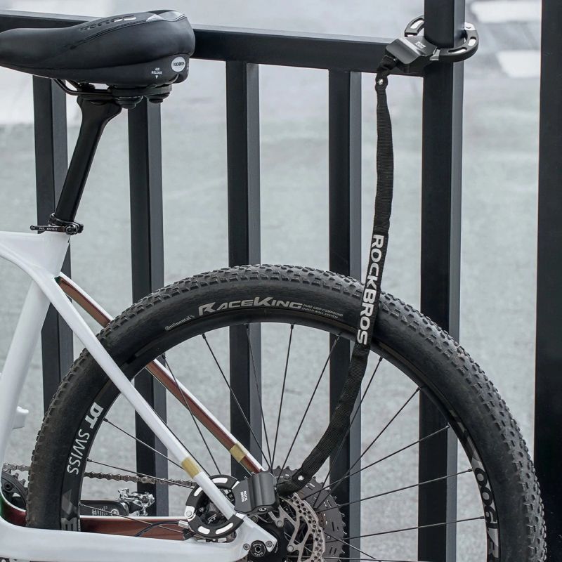 Rockbros 85922 Chain Lock for Scooters and Bikes - Black fekete