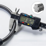 Rockbros 87639-4 bicycle lock with code and steel cable - black fekete