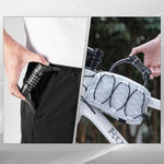 Rockbros 87639-4 bicycle lock with code and steel cable - black fekete