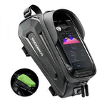 Rockbros B68 Bike Pannier for Frame, Armored, with Phone Pocket and Cover, 1.7L - fekete