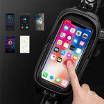 Rockbros B68 Bike Pannier for Frame, Armored, with Phone Pocket and Cover, 1.7L - fekete