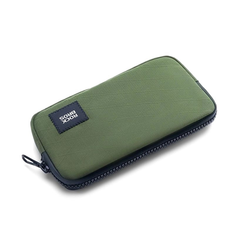 Rockbros bicycle bag 30990043002 for phone, keys, wallet 0.15 l - dark green ciemnozielony pénztárca