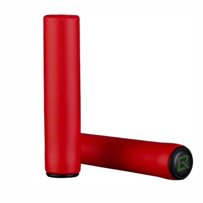 Rockbros bicycle grips - red czerwony 7016802870676-157416