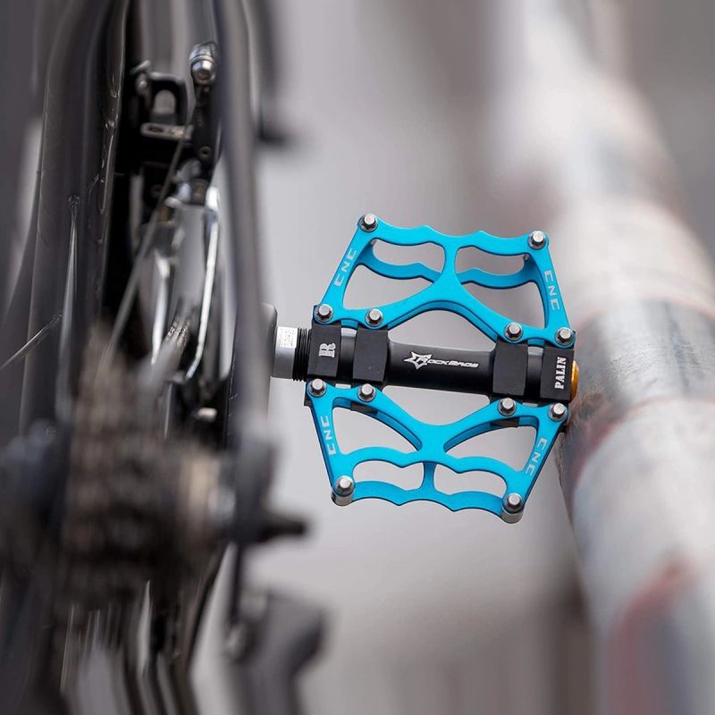 Rockbros bicycle pedal set - blue niebieski készlet