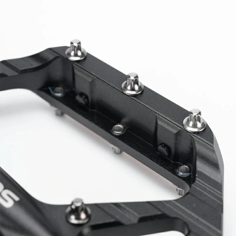 Rockbros C700 Reflective Aluminum Platform Bicycle Pedals - Black fekete