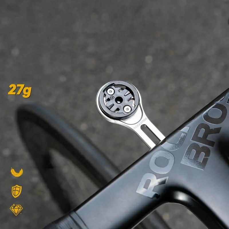 Rockbros FK-307T Titanium Alloy Bike Computer Mount - Titanium tytan