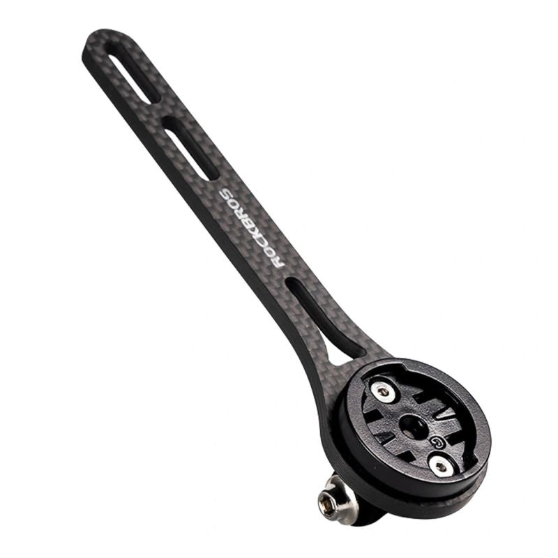 Rockbros FK-307W Carbon Fiber Bike Computer Mount - Black włókno węglowe