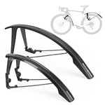 Rockbros FK-892 Off-Road Adjustable Bicycle Fenders - Black fekete