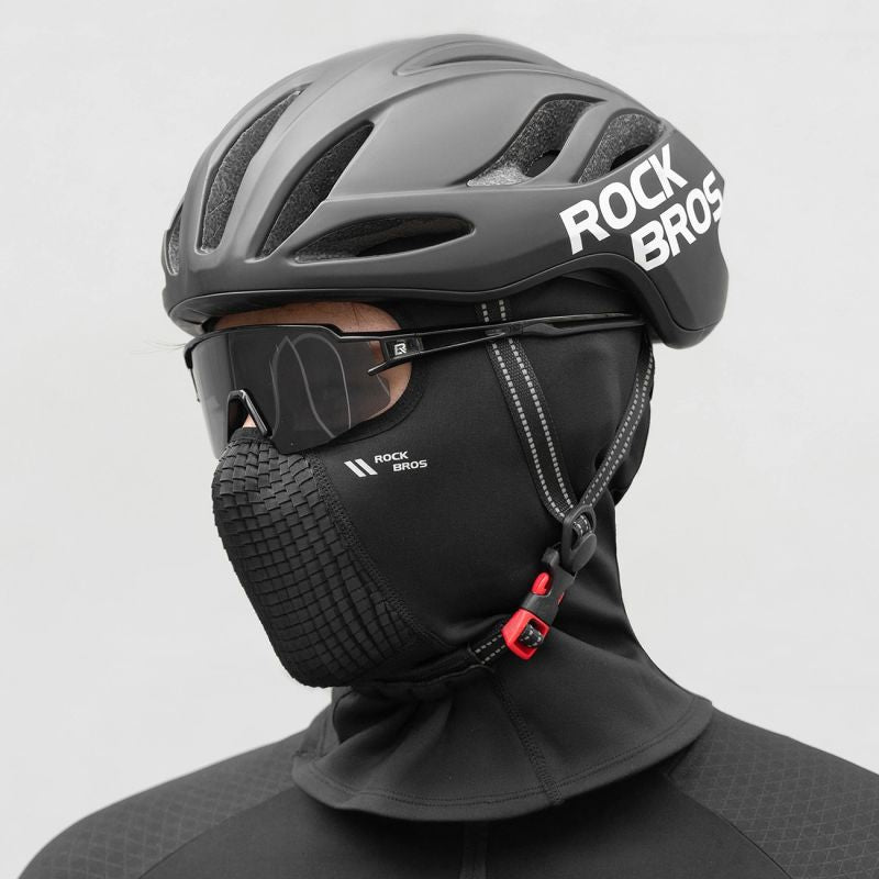 Rockbros Fleece Bicycle - Black czarny balaclava