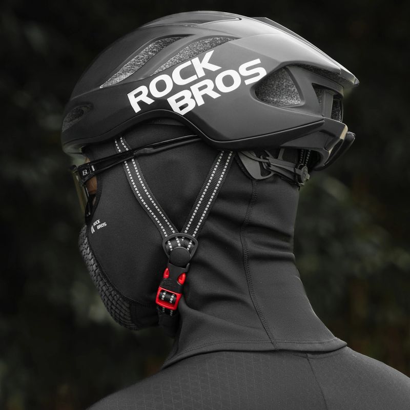 Rockbros Fleece Bicycle - Black czarny balaclava