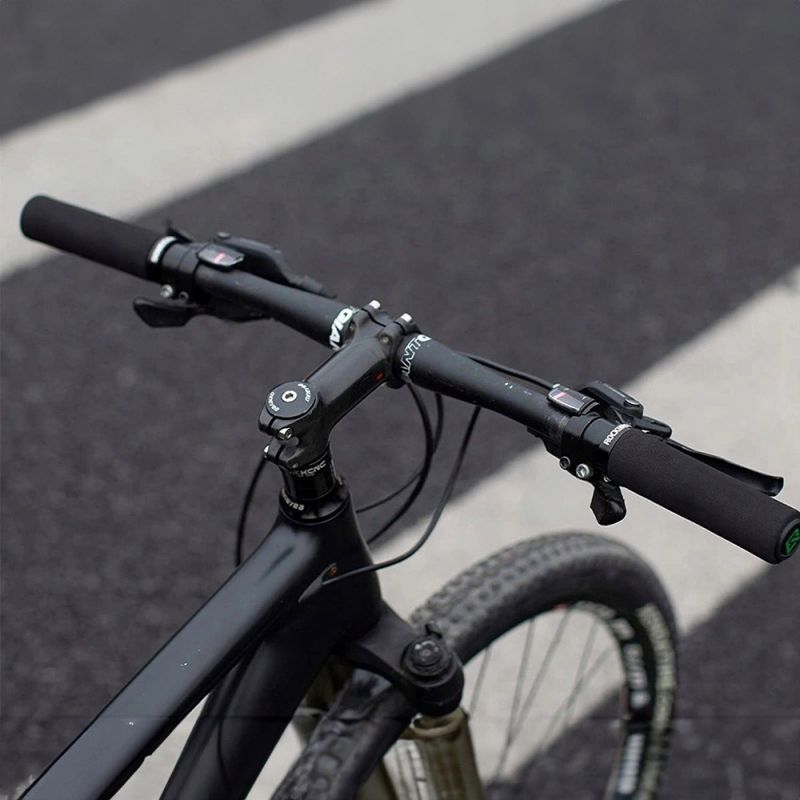 Rockbros foam bicycle grips – black fekete kiegészítő Rockbros-GMBT1001BK