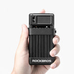 Rockbros Folding Bike Lock with Key - Black fekete