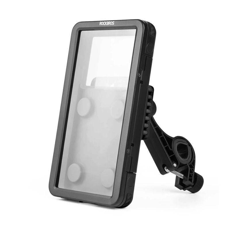 Rockbros HW-87 Magnetic Waterproof Phone Holder - Black fekete phones and