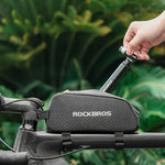 Rockbros JG-PB-11 Tool Kit with Pump and Spoon Patch Multitool - Black fekete készlet