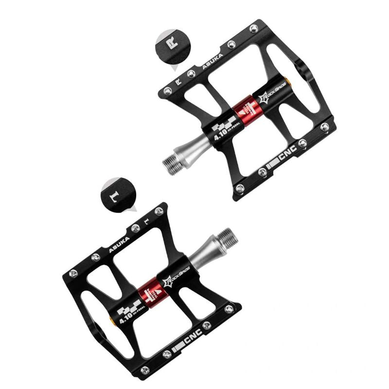 Rockbros JT410 4.10 4 Bearing Bicycle Pedals - Black fekete