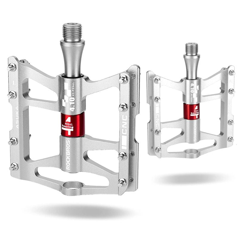 Rockbros JT410 4.10 4 Bearing Bicycle Pedals - Silver szürke