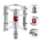 Rockbros JT410 4.10 4 Bearing Bicycle Pedals - Silver szürke