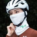 Rockbros LFA23 TVI Women's Knitted Bicycle Neck Warmer - White biały női nyakmelegítő 11250008001-211704