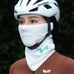 Rockbros LFA23 TVI Women's Knitted Bicycle Neck Warmer - White biały női nyakmelegítő 11250008001-211704