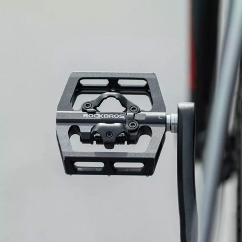 Rockbros PD15-BK Aluminum Alloy Bicycle Pedal Set - Black fekete készlet 304004-157397