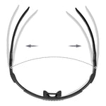 Rockbros Photochromic Cycling Glasses with UV Protection and Corrective Insert - Black czarny napszemüveg