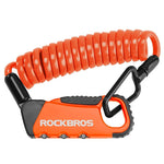 Rockbros RBK6N Combination Bike Lock - Orange pomarańczowy