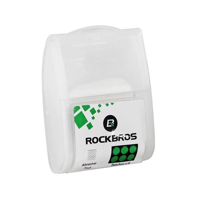 Rockbros repair kit for bicycle inner tubes - translucent fekete készlet