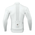 Rockbros ROAD TO SKY Windproof Insulated Cycling Jersey L - fehér kerékpáros póló